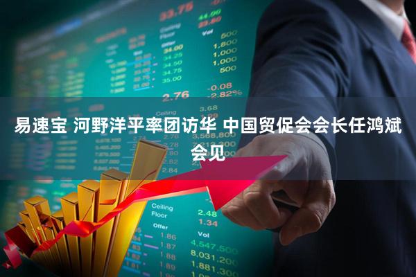 易速宝 河野洋平率团访华 中国贸促会会长任鸿斌会见