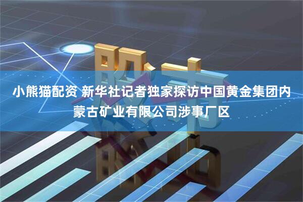 小熊猫配资 新华社记者独家探访中国黄金集团内蒙古矿业有限公司涉事厂区