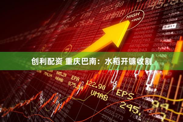 创利配资 重庆巴南：水稻开镰收割
