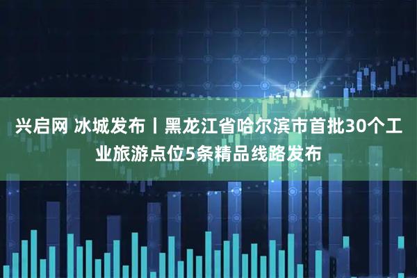 兴启网 冰城发布丨黑龙江省哈尔滨市首批30个工业旅游点位5条精品线路发布